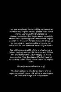 Thumbnail for Hepburn Dress - District Line - Lady V London