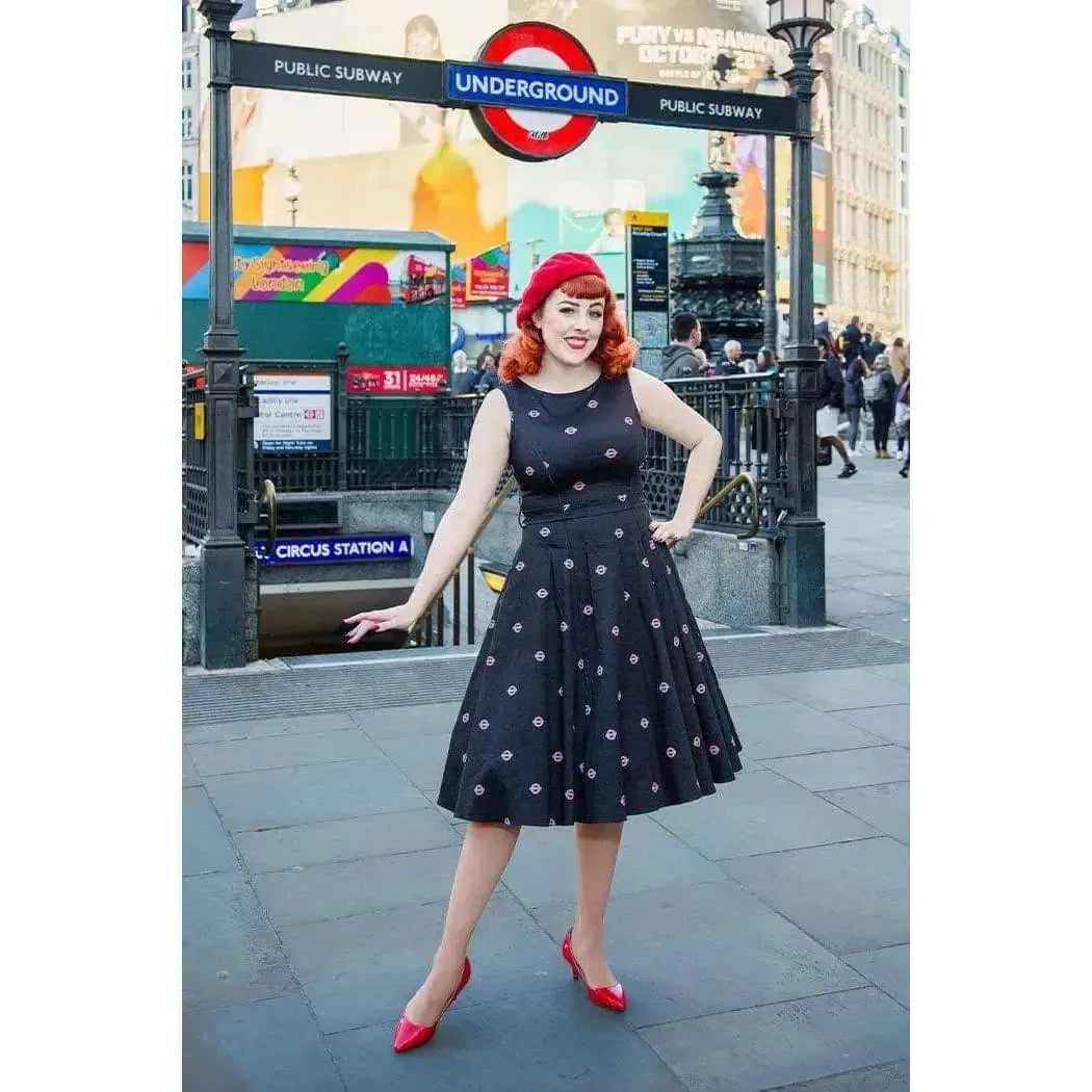 Hepburn Dress - Heritage Roundel Lady Vintage Hepburn Dresses