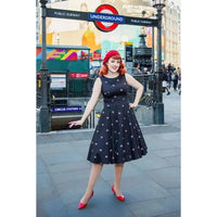 Thumbnail for Hepburn Dress - Heritage Roundel Lady Vintage Hepburn Dresses