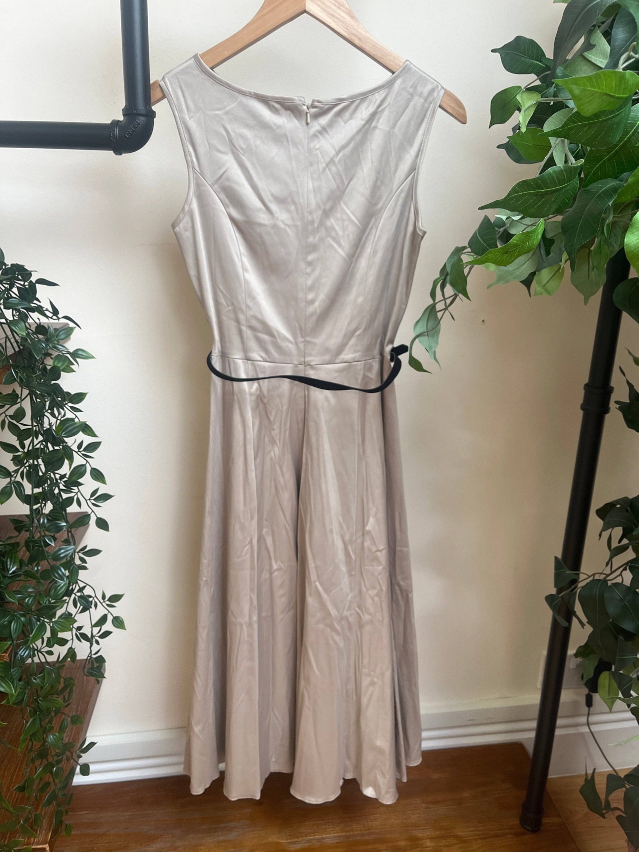 Hepburn Dress - Khaki (10) 10 Lady Vintage London Outlet