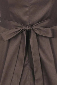 Thumbnail for Hepburn Dress - Mocha Lady Vintage Hepburn Dresses