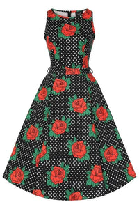 Thumbnail for Hepburn Dress - Rockabilly Rose Lady Vintage Hepburn Dresses