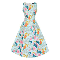 Thumbnail for Hepburn Dress - Tropical Holiday Lady Vintage Hepburn Dresses