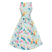 Thumbnail for Hepburn Dress - Tropical Holiday Lady Vintage Hepburn Dresses