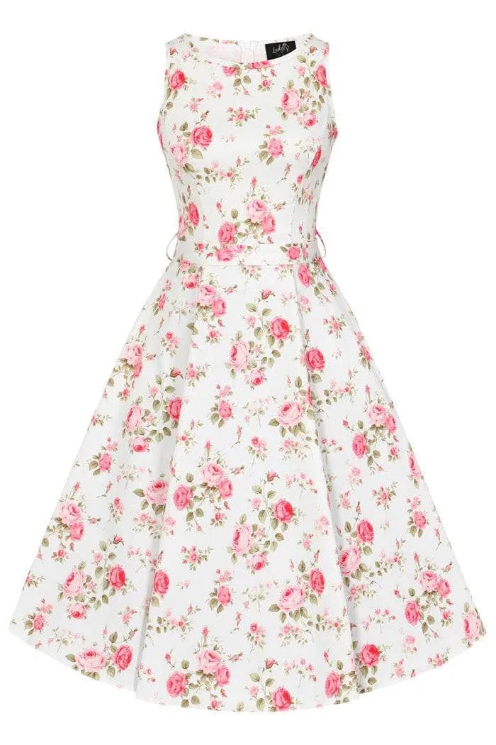 Hepburn Dress - Vintage Rose Lady Vintage Hepburn Dresses