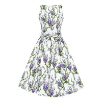 Thumbnail for Hepburn Dress - Wisteria Lady Vintage Hepburn Dresses