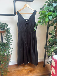 Thumbnail for Iris Dress - Black (14) 14 Lady Vintage London Outlet