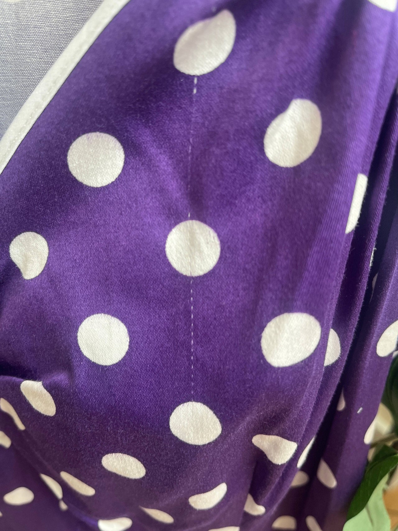 Isabella Dress - Purple Polka (14) 14 Lady Vintage London Outlet