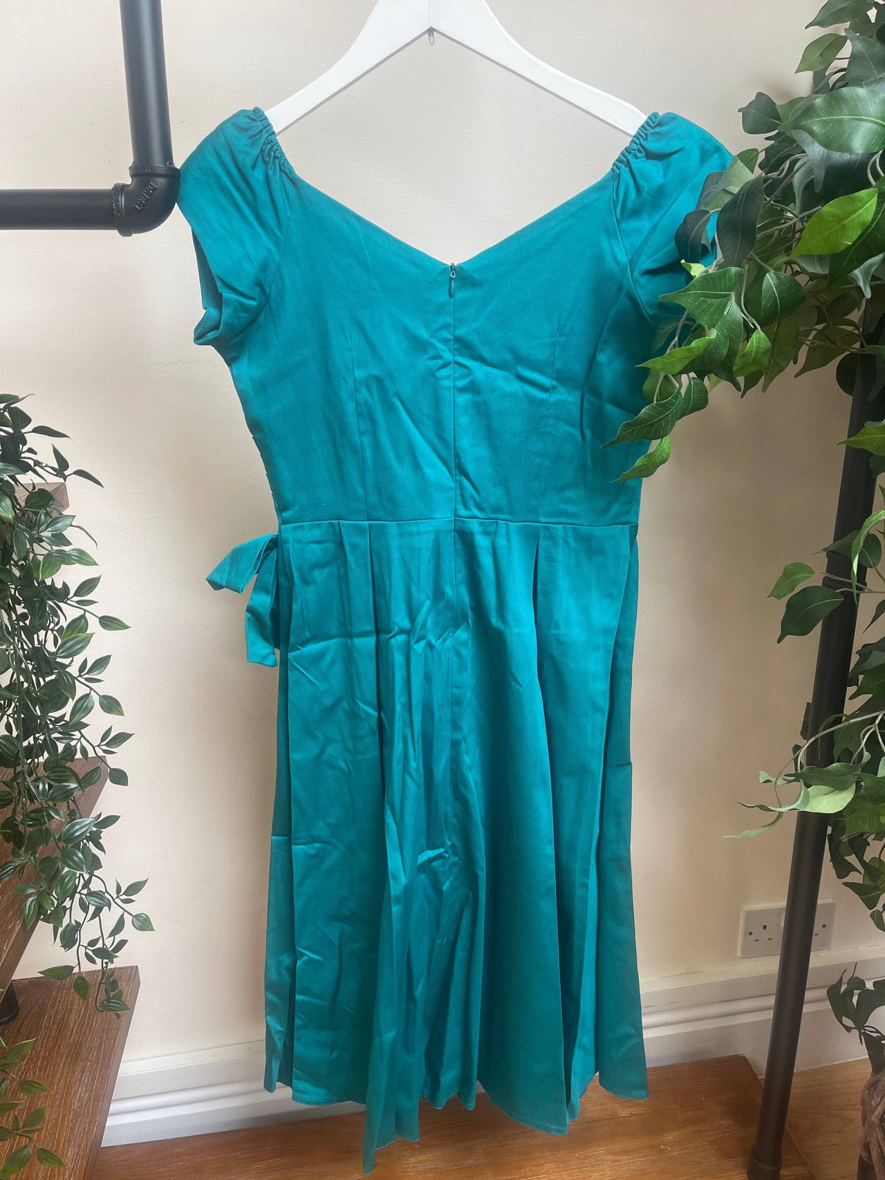 Lady V Dress - Aquamarine (10) 10 Lady Vintage London Outlet