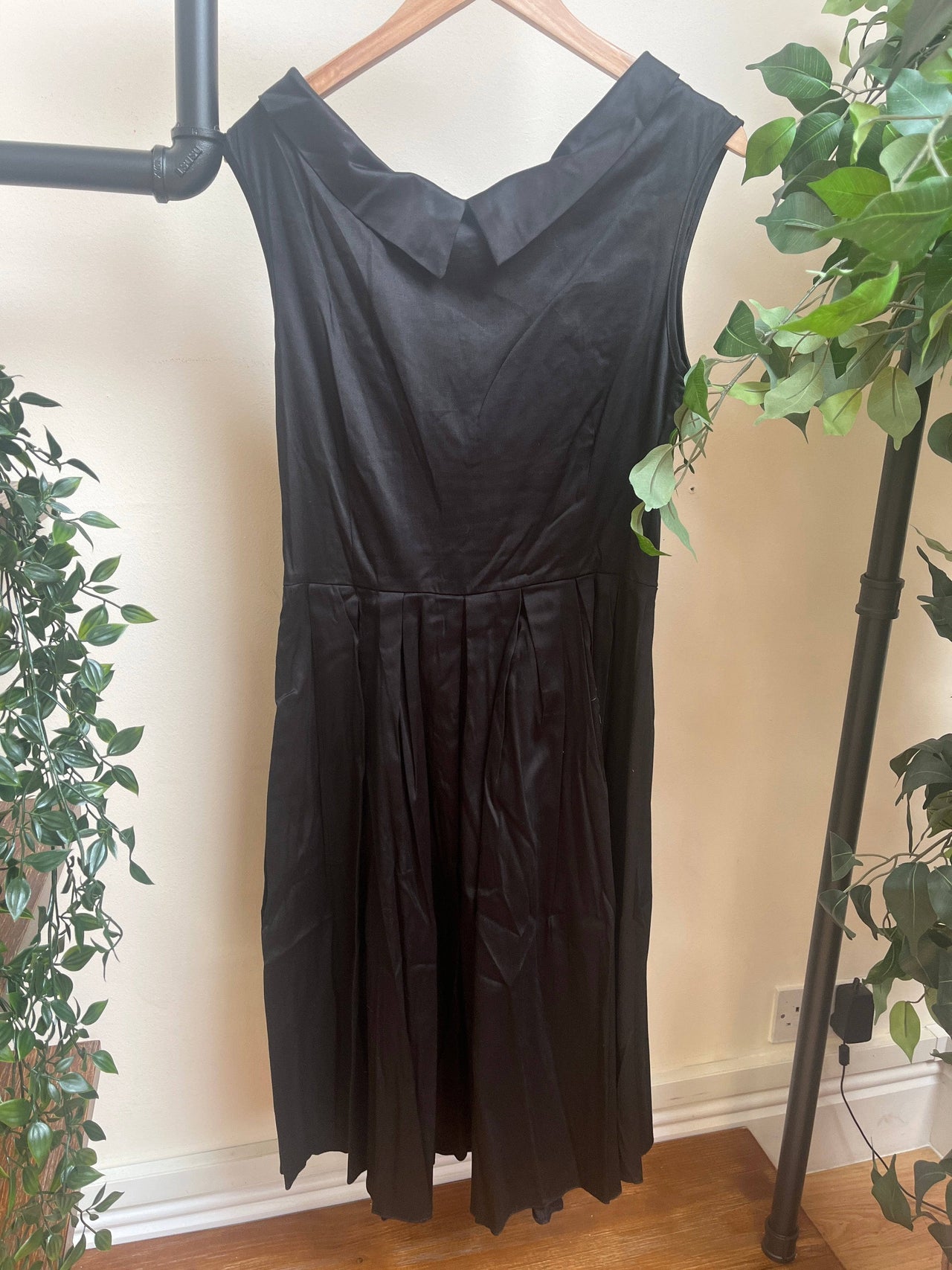 Lady V Dress - Mystery Black (12) 12 Lady Vintage London Outlet
