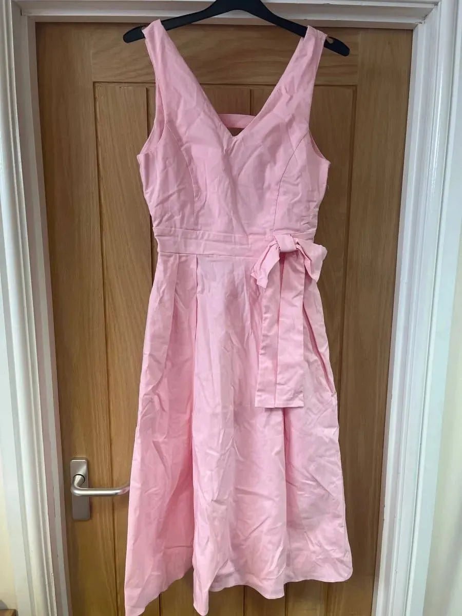 Lady V Dress - Pale Pink (10) 10 Lady Vintage London Outlet