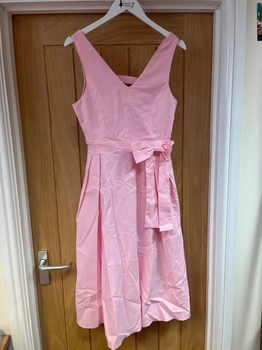 Lady V Dress - Pale Pink (12) 12 Lady Vintage London Outlet