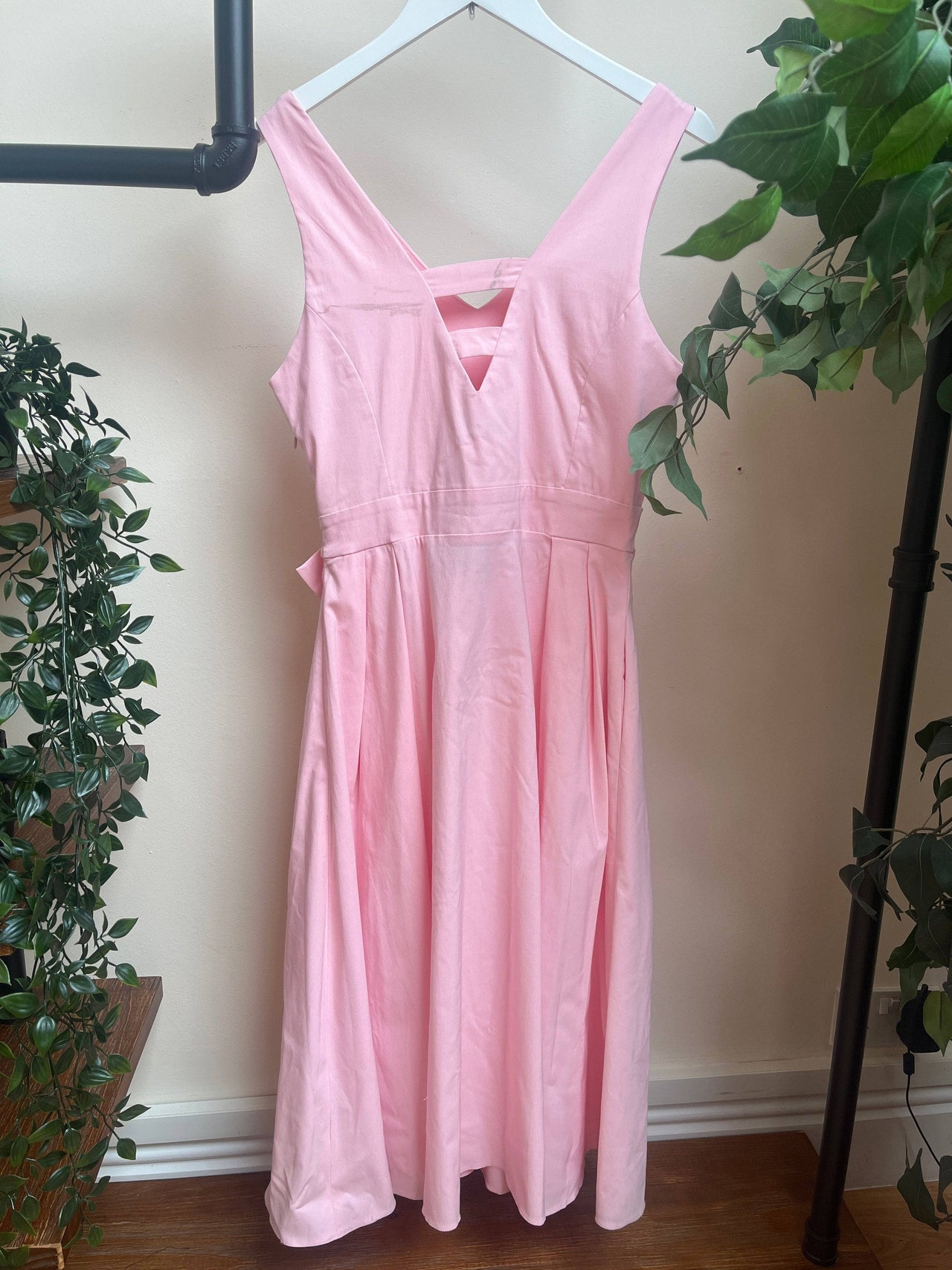 Lady V Dress - Pastel Pink (12) 12 Lady Vintage London Outlet