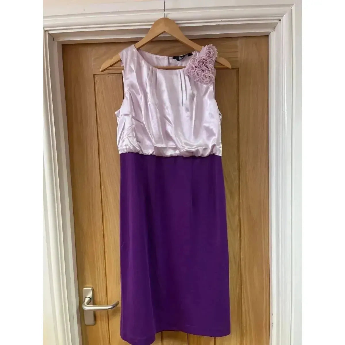 Lady V Dress - Purple Silk (14) 14 Lady Vintage London Outlet