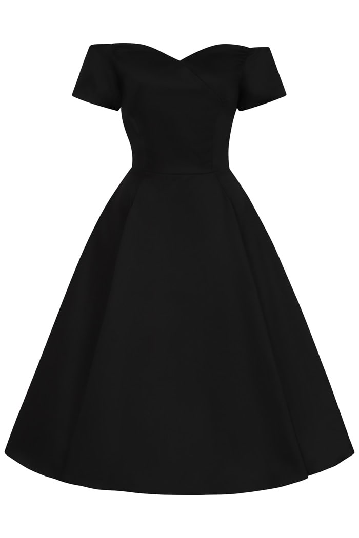 Liliana Dress - Black - Lady V London