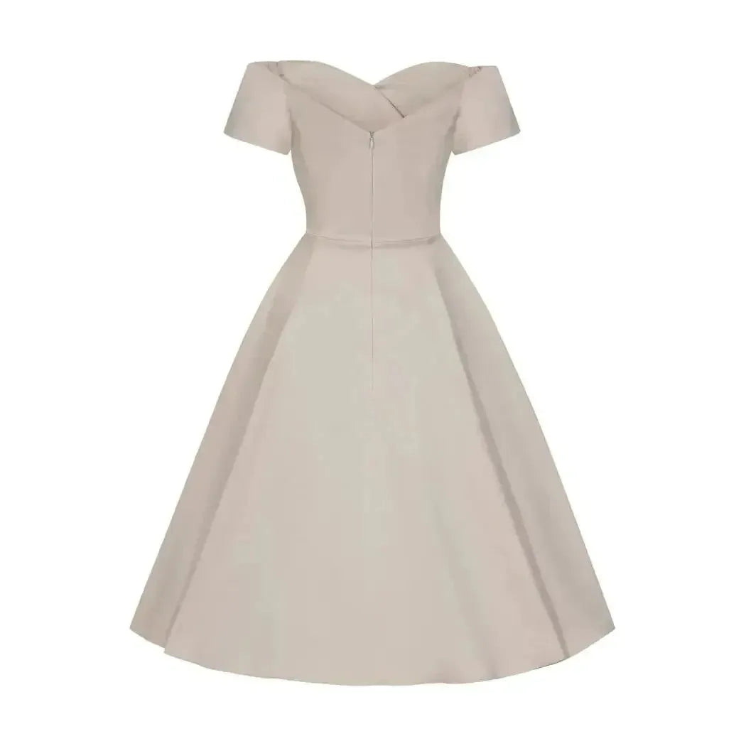 Liliana Dress - Cream Lady Vintage Liliana Dresses