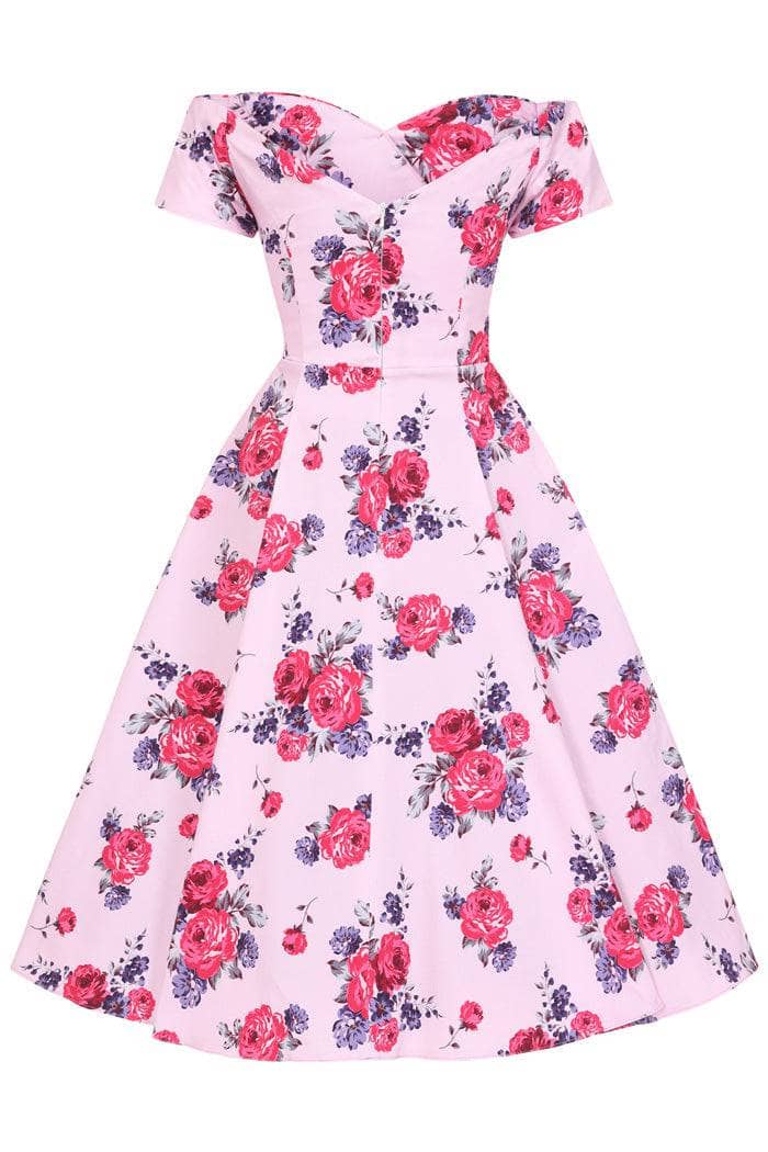 Liliana Dress - Raspberry Rose Lady Vintage Liliana Dresses