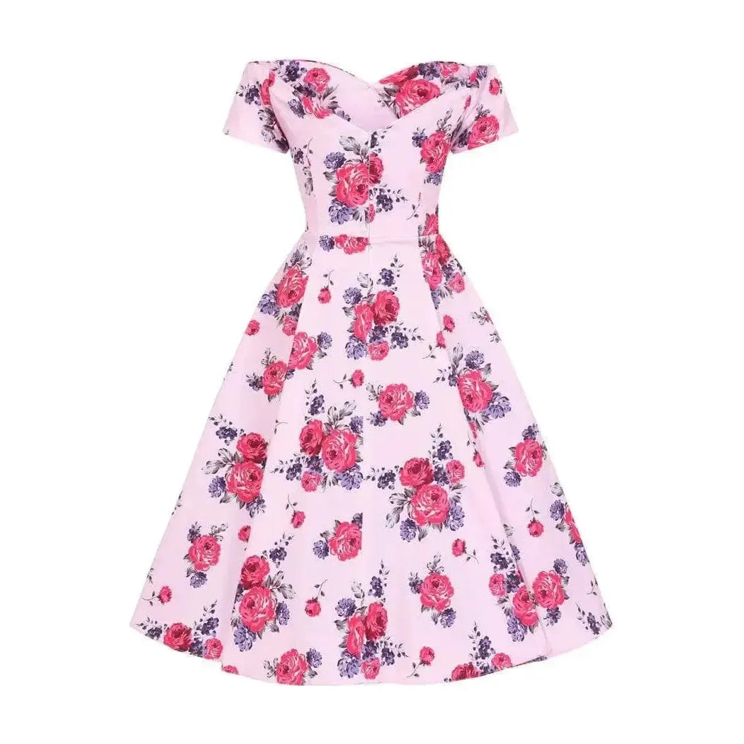 Liliana Dress - Raspberry Rose Lady Vintage Liliana Dresses