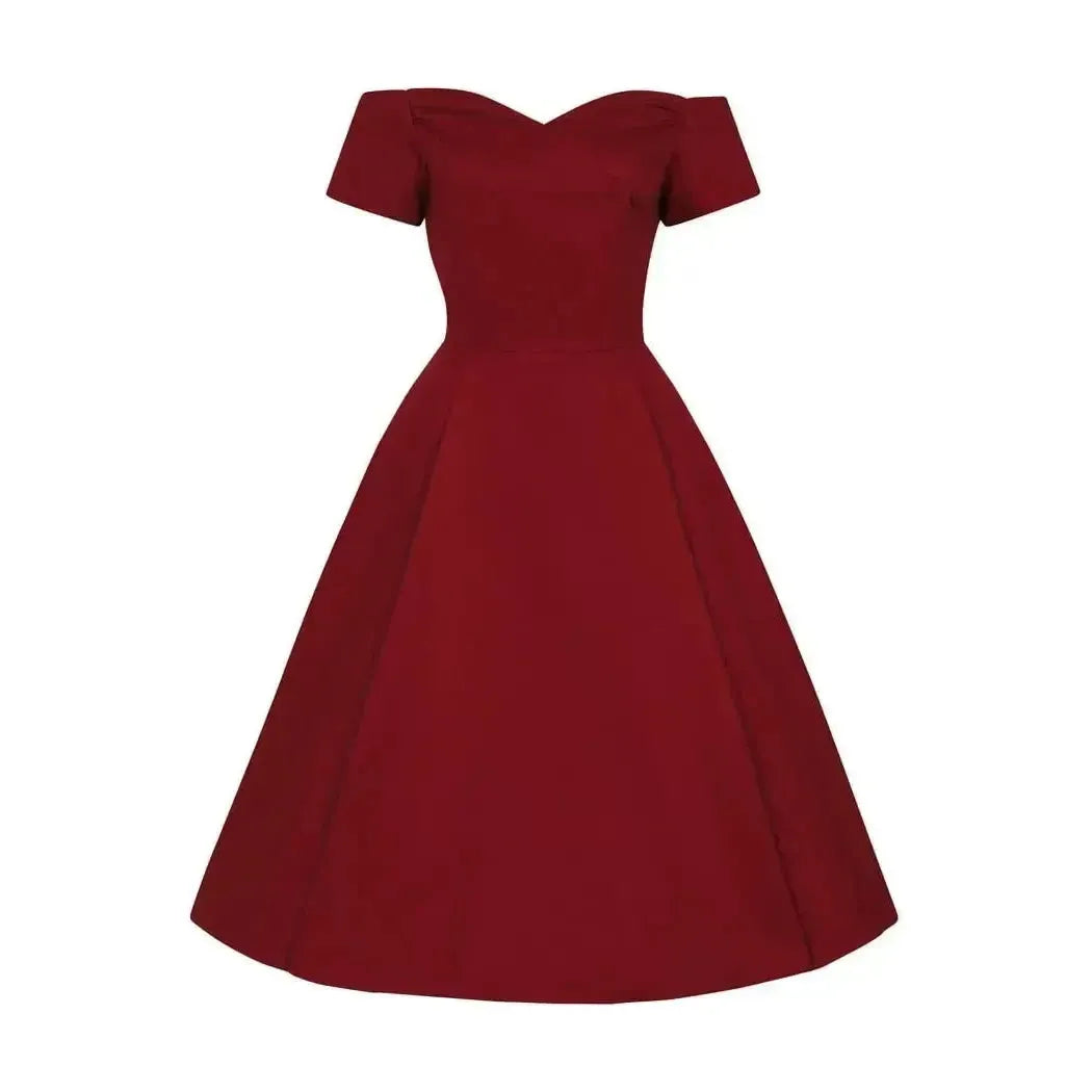 Liliana Dress - Red Lady Vintage Liliana Dresses