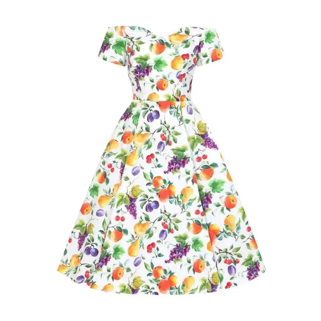 Liliana Dress - Summer Fruits Lady Vintage Liliana Dresses