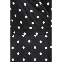 Thumbnail for Lyra Dress - Black Polka Dot Lady Vintage Lyra Dresses