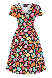 Thumbnail for Lyra Dress - Bright Leopard Lady Vintage Lyra Dresses