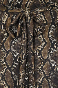 Thumbnail for Lyra Dress - Classic Snake Print - Lady V London
