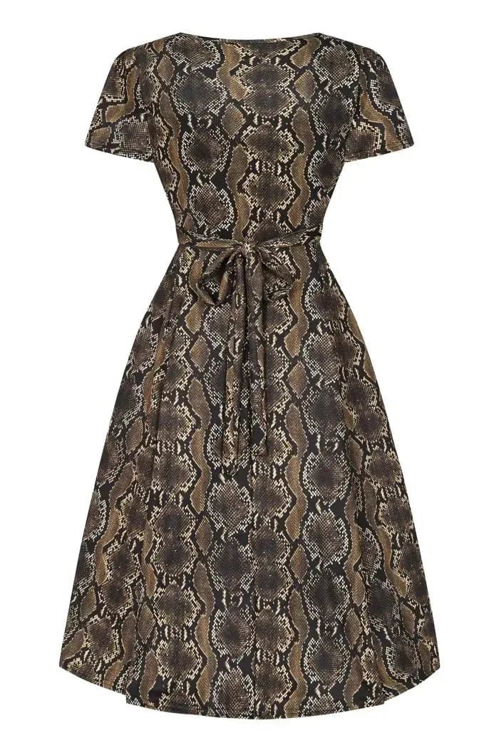 Lyra Dress - Classic Snake Print Lady Vintage Lyra Dresses