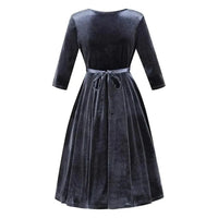 Thumbnail for Lyra Dress - Dusk Velvet Lady Vintage Lyra Dresses