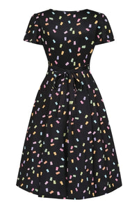 Thumbnail for Lyra Dress - Gummy Bears Black Lady Vintage Lyra Dresses