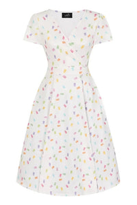 Thumbnail for Lyra Dress - Gummy Bears Cream Lady Vintage Lyra Dresses
