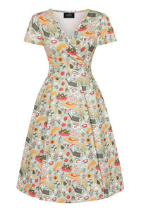 Thumbnail for Lyra Dress - In The Garden Lady Vintage Lyra Dresses