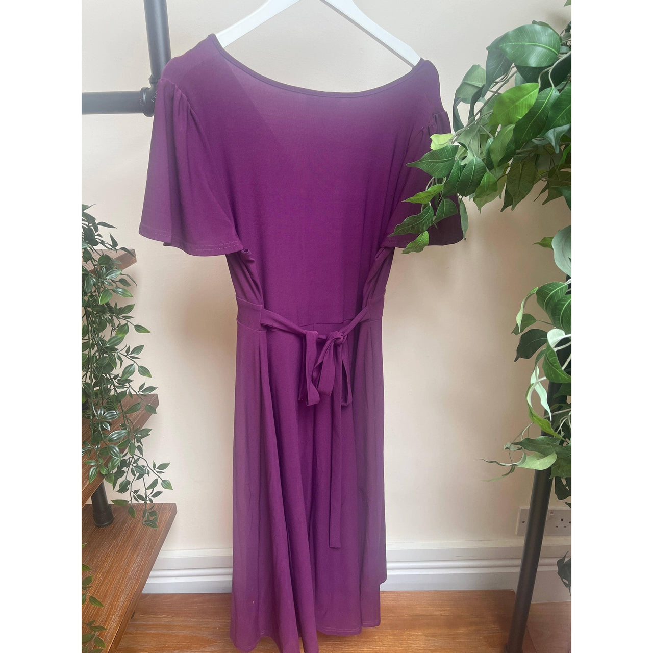 Lyra Dress - Purple (18) 18 Lady Vintage London Outlet