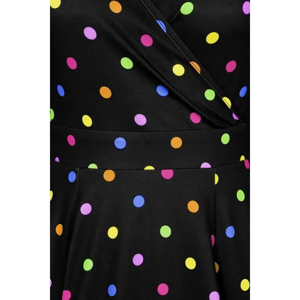 Lyra Dress - Rainbow Polka Lady Vintage Lyra Dresses