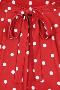 Thumbnail for Lyra Dress - Red Polka Lady Vintage Lyra Dresses