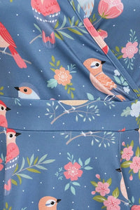 Thumbnail for Lyra Dress - Spring Birds Lady Vintage Lyra Dresses
