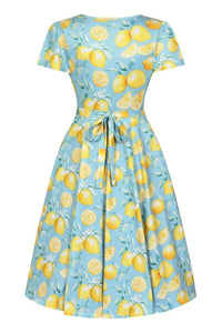 Thumbnail for Lyra Dress - Summer Lemon - Lady V London