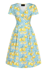 Thumbnail for Lyra Dress - Summer Lemon - Lady V London