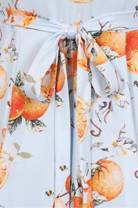Thumbnail for Lyra Dress - Sweet Oranges - Lady V London