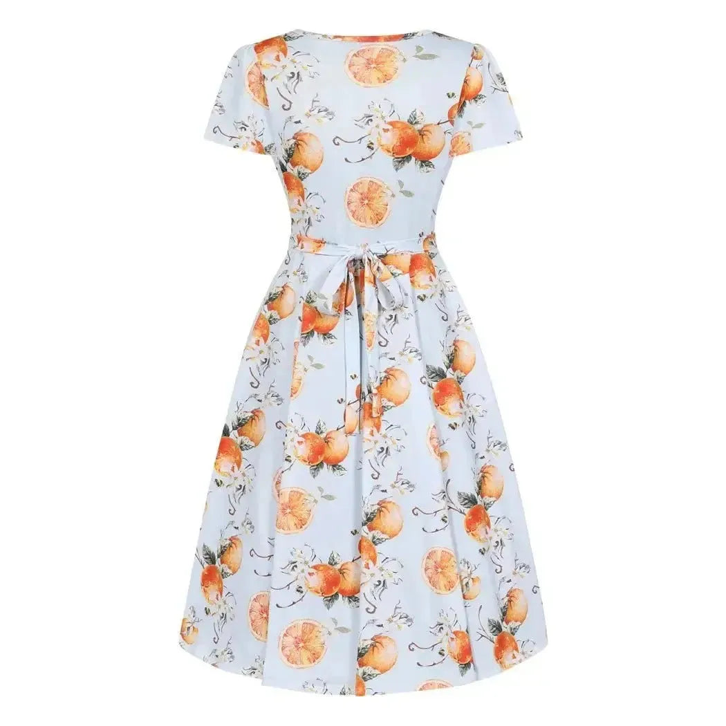 Lyra Dress - Sweet Oranges Lady Vintage Lyra Dresses