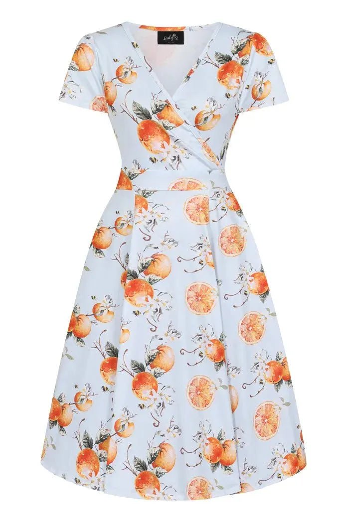Lyra Dress - Sweet Oranges Lady Vintage Lyra Dresses