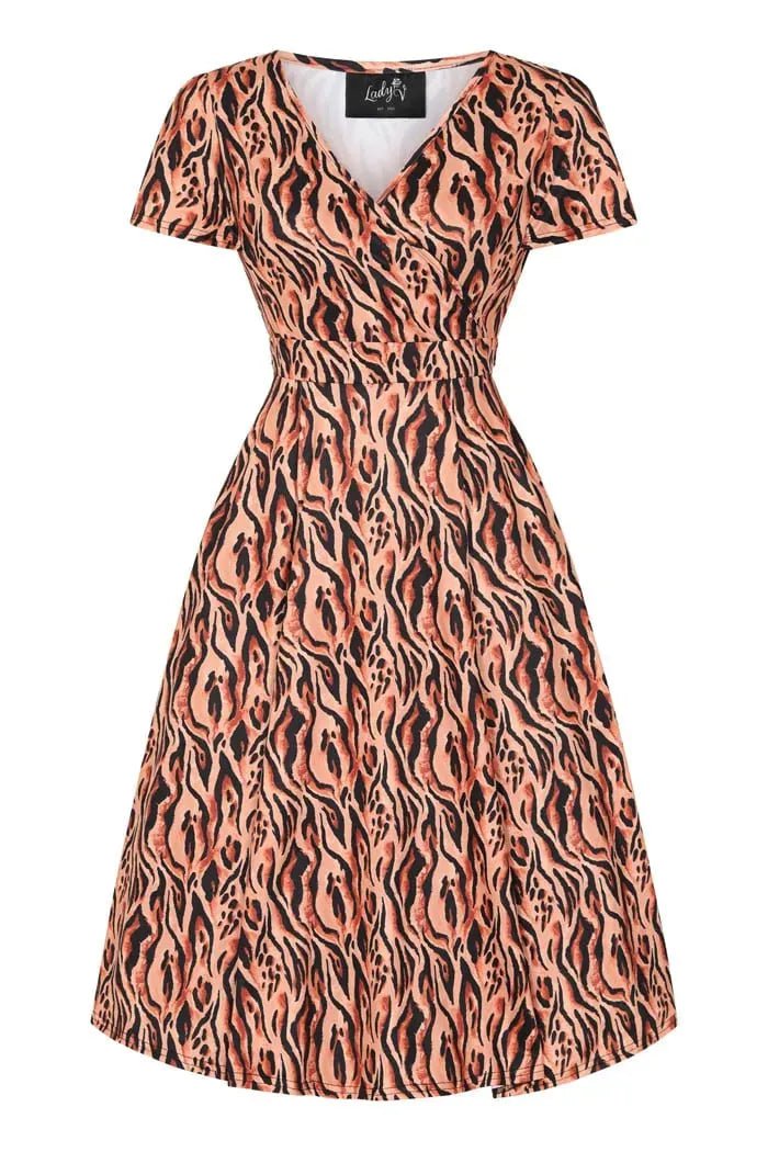 Lyra Dress - Tiger Print Lady Vintage Lyra Dresses