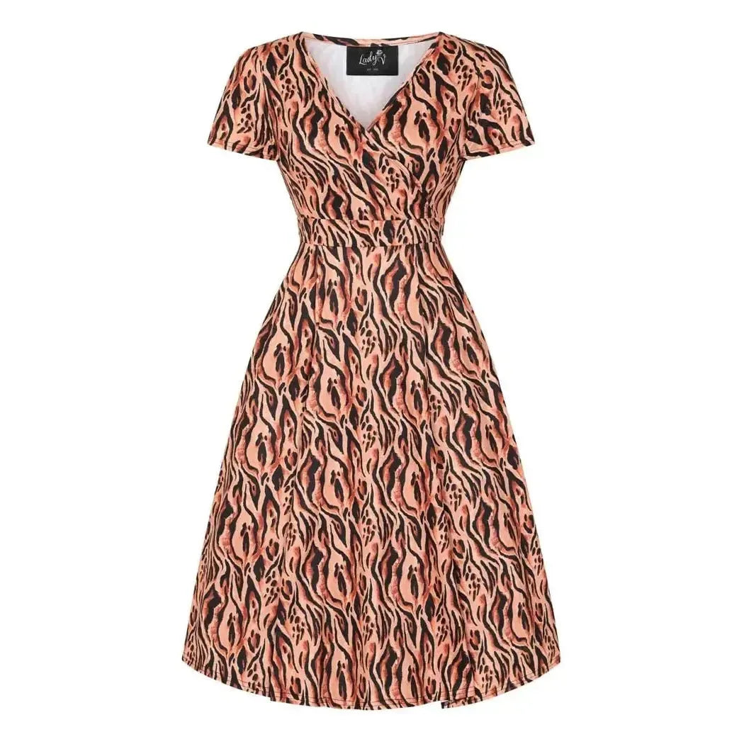 Lyra Dress - Tiger Print Lady Vintage Lyra Dresses