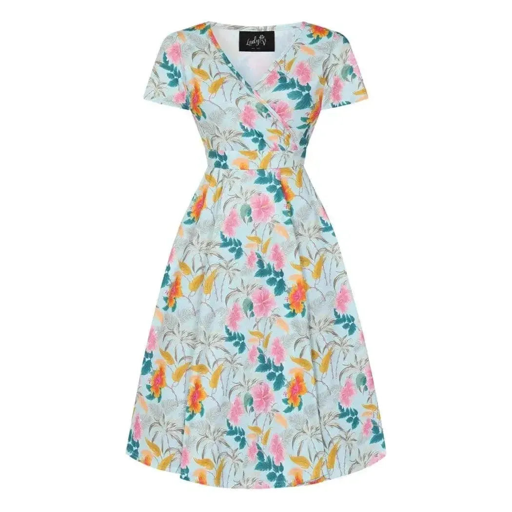 Lyra Dress - Tropical Holiday Lady Vintage Lyra Dresses