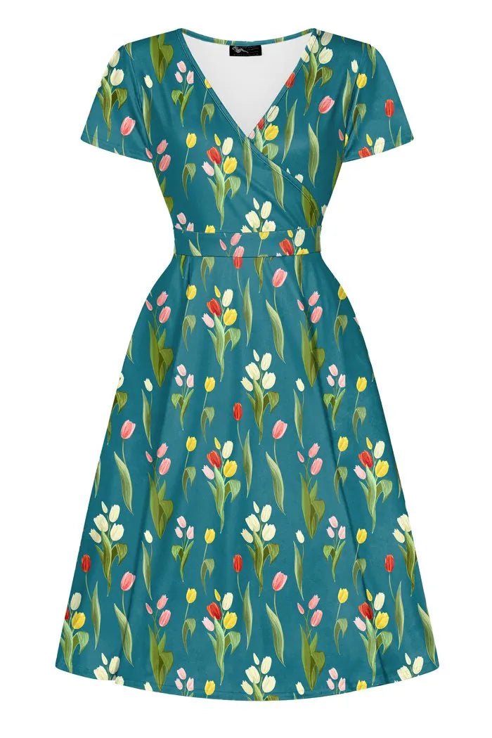 Lyra Dress - Tulip Garden Lady Vintage Lyra Dresses