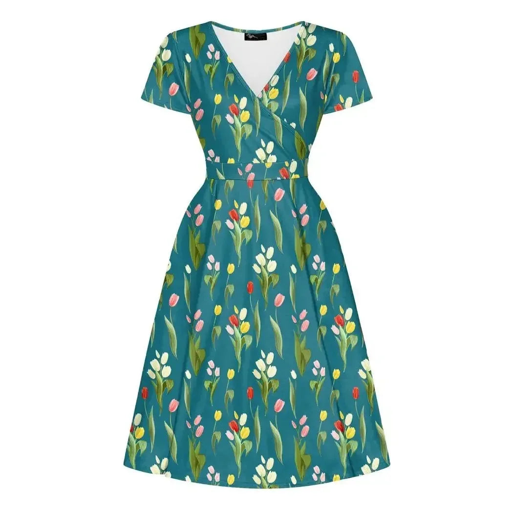 Lyra Dress - Tulip Garden Lady Vintage Lyra Dresses