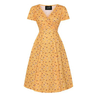 Thumbnail for Lyra Dress - Yellow Ditsy Lady Vintage Lyra Dresses