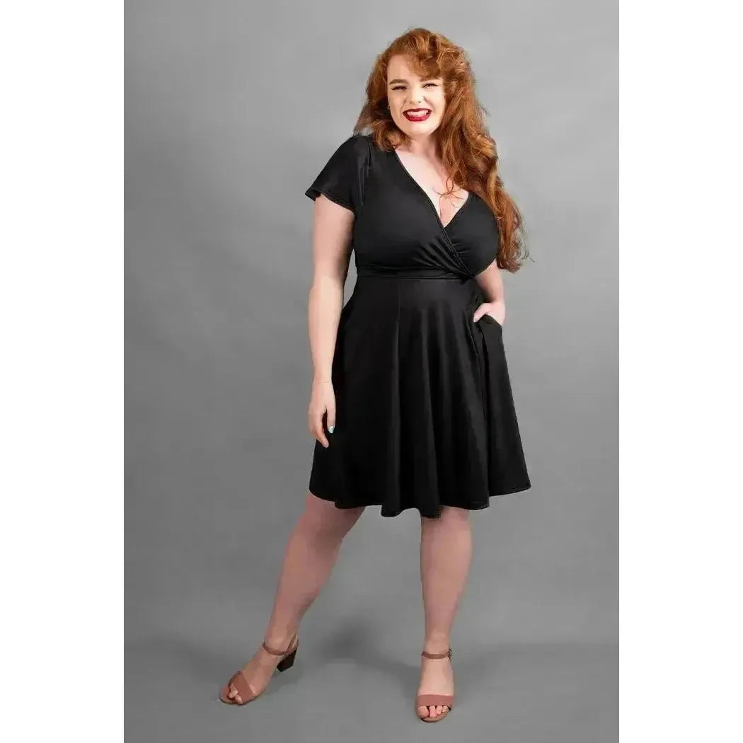 Lyra Mini Dress - Black Lady Vintage Lyra Mini Dresses