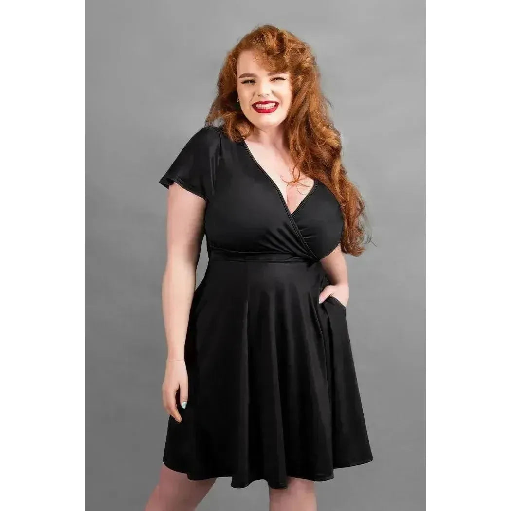 Lyra Mini Dress - Black Lady Vintage Lyra Mini Dresses