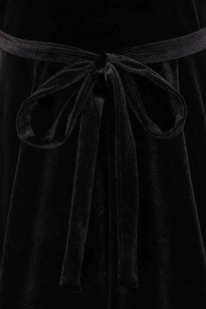 Lyra Mini Dress - Black Velvet Lady Vintage Lyra Mini Dresses